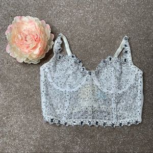 Marciano’ Jewelled Bustier Bra